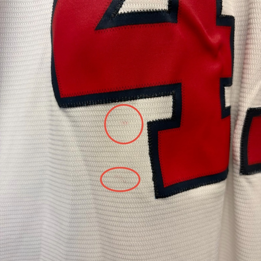 Tom Glavine White Atlanta Braves Jersey Large - Picture 5 of 6